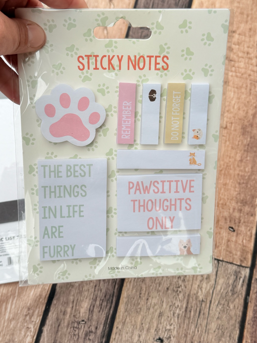 Pet Lover Magnetic Notepad & Sticky Notes Set - Picture 5 of 5